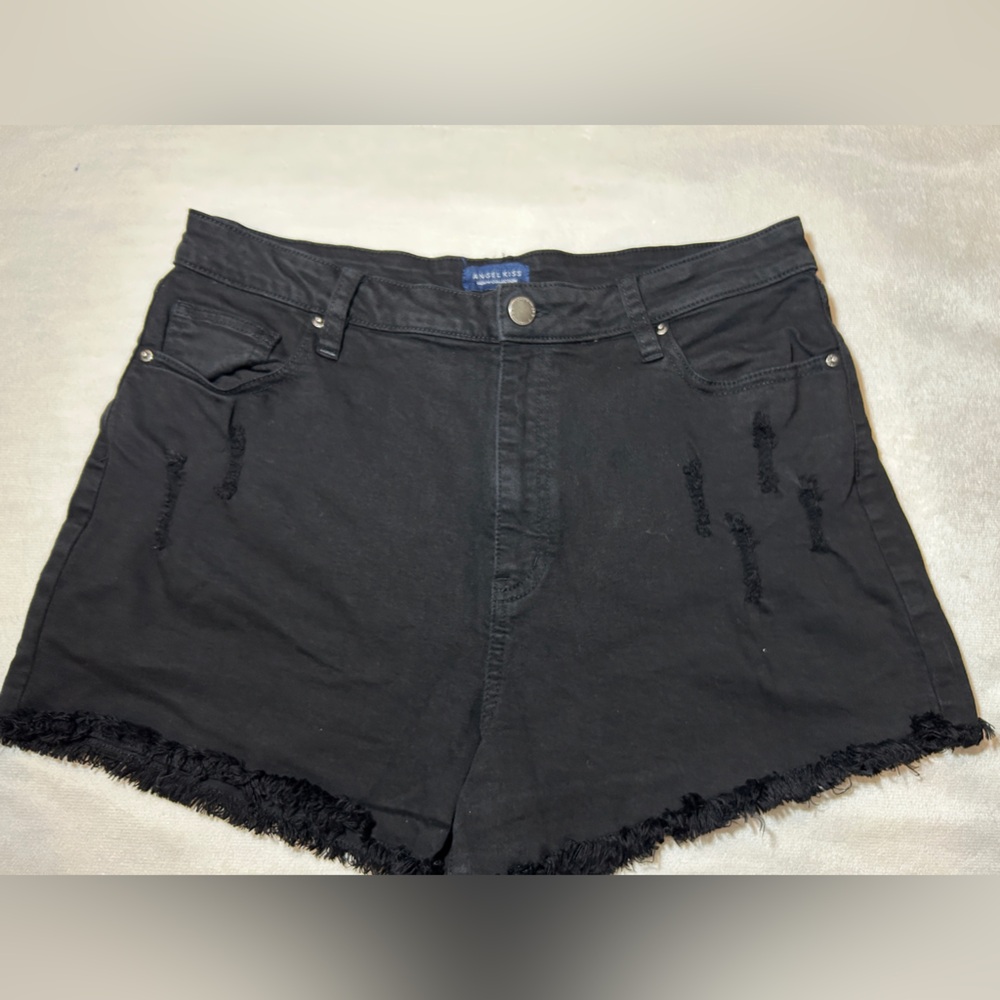 Forever 21 Angel Kiss Distressed Jean short